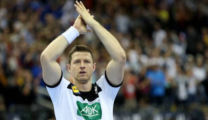Martin Strobel Germany thanked the audience at the end of the match Germany against France the Handball WM 2019 the men on 15 01 2019 in the Mercedes Benz Arena in Berlin Handball WM 2019 group A Germany France
