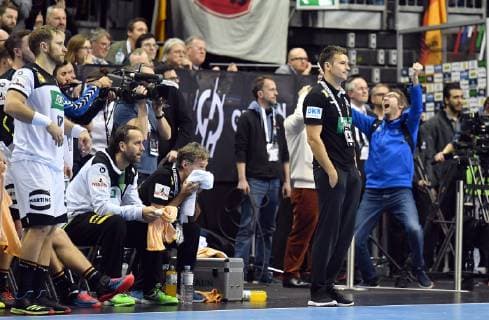 Uwe Gensheimer Germany disappointed after the goal to the Auasgleich Final left the disappointed Bank Germany France Germany IHF Handball World Championship 2019 Hanball World Championship 2019 Men Men Men Handball Germany Germany Germany preliminary round Group A group A Berlin 15 1 2019