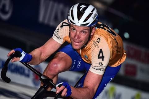 Strong performance by Iljo Keisse BEL action racing scene landscape horizontal event event 55 Bremen six-day races 6 night location Bremen ÖVB Arena Region Bremen Land Country Germany Date 15 01 2019 Stiehl Photography