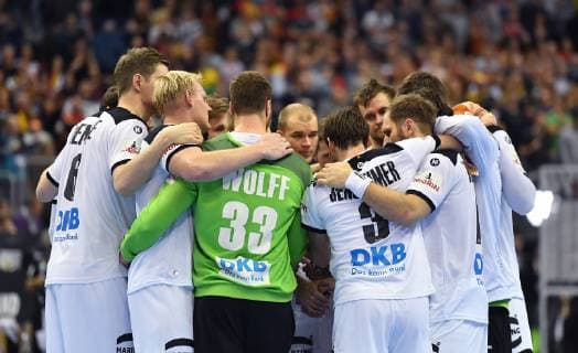 The German team after the match form a circle from left Finn Lemke Germany Patrick Wiencek Germany Andreas Wolff TW Germany Uwe Gensheimer Germany d27 Paul Drux Germany Germany France Germany IHF Handball World Championship 2019 Hanball World Championship 2019 Men Men Men Men Handball Germany Germany Germany Preliminary Round Group A group A Berlin 15 1 2019