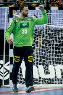 Germany vs. France Handball World Championship 2019 15 01 2019 Goalkeeper Andreas Wolff GER 33 at the match between Germany and France at the Handball World Championship in Berlin on 15 01 2019 Berlin BER Germany Mercedes Benz Arena