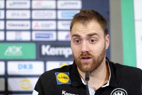 Torhueter Andreas Wolff Nr 33 Germany during the press conference Press conference of the DHB Handball IHF Handball World Championship 16 01 19 Berlin Berlin Germany Mercedes Benz Arena Copyright: xAgentur54Gradx xFelixxKoenigx