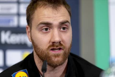 Torhueter Andreas Wolff Nr 33 Germany during the press conference Press conference of the DHB Handball IHF Handball World Championship 16 01 19 Berlin Berlin Germany Mercedes Benz Arena Copyright: xAgentur54Gradx xFelixxKoenigx