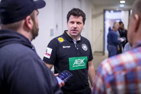Co Coach Alexander Haase after the press conference Press conference of the DHB Handball IHF Handball World Championship 16 01 19 Berlin Berlin Germany Mercedes Benz Arena Copyright: xAgentur54Gradx xFelixxKoenigx