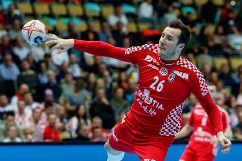 Munich Germany 16 01 2019 IHF Handball WM 2019 Group B Croatia Bahrain Manuel Strlek CRO in action DeFodi048