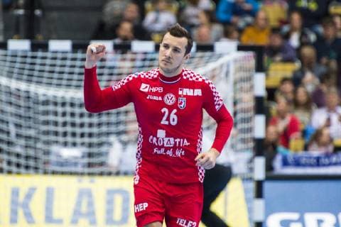 Munich Germany 16 January 2019 World Cup 2019 Men Group B Croatia vs. Bahrain Manuel Strlek Croatia Munich Olympic Hall Bayern Germany