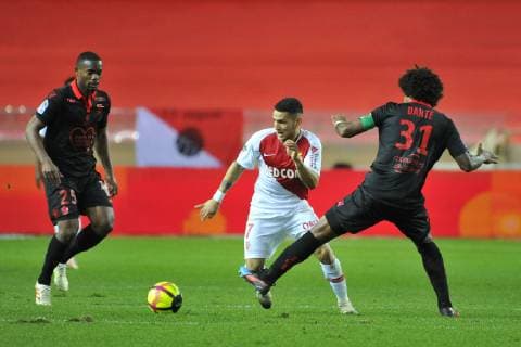 Rony Lopes (AS Monaco) - Dante (OGC Nice) FOOTBALL : AS Monaco vs OGC Nice - Ligue 1 Conforama - Monaco - 16 01 2019 NorbertScanella Panoramic 