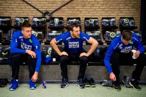 190117 Espen Lie Hansen and Christian O Sullivan of Norway during a training session on January 17 2019 in Herning Photo Jon Olav Nesvold BILDBYR N kod JE 160404,  Copyright: JONxOLAVxNESVOLD BB190117JE009
