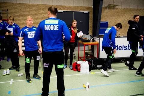 190117 Heidi Tjugum during a training session on January 17 2019 in Herning Photo Jon Olav Nesvold BILDBYR N kod JE 160404,  Copyright: JONxOLAVxNESVOLD BB190117JE011