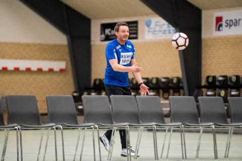 190117 Christian Berge head coach of Norway during a training session on January 17 2019 in Herning Photo Jon Olav Nesvold BILDBYR u0081N kod JE 160404,  Copyright: JONxOLAVxNESVOLD BB190117JE048