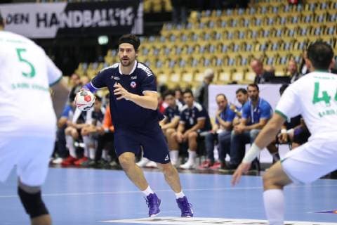 26th Mens Handball World Championship Chile vs Saudi Arabia 17 01 19 Erwin Feuchtmann Chile 04 xmmkx