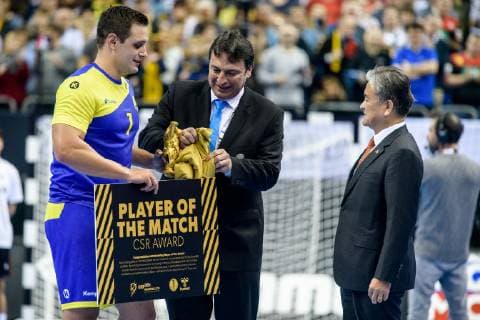 Brazil vs. Korea Handball World Championship 2019 17 01 2019 at the match between Brazil and Korea at the Handball World Championship in Berlin on 17 01 2019 Berlin BER Germany Mercedes Benz Arena