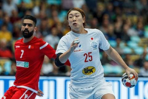 Munich Germany 17 01 2019 IHF Handball WM 2019 Group B Bahrain Japan Hiroki Motoki JPN in action DeFodi048