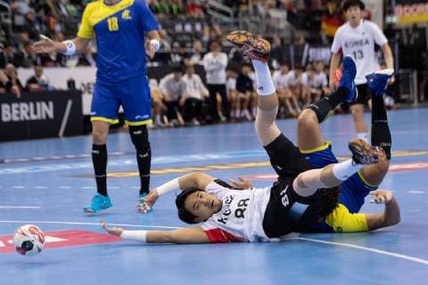Handball WM Brazil Korea on 17 01 2019 in the Mercedes Benz Arena in Berlin Changeun KU Korea xMNx