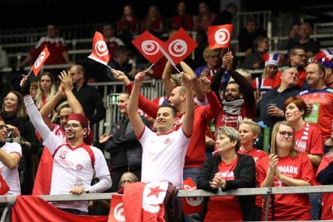 26th Mens Handball World Championship Austria vs Tunisia 17 01 19 Fans Tunisia xmmkx