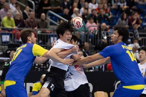 Handball WM Brazil Korea on 17 01 2019 in the Mercedes Benz Arena in Berlin Dongkwang PARK Korea xMNx