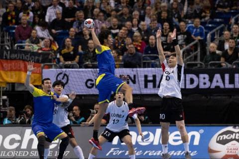 Handball WM Brazil Korea on 17 01 2019 in the Mercedes Benz Arena in Berlin Thiagus Petrus SANTOS Brazil xMNx