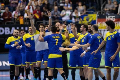 Handball WM Brazil Korea on 17 01 2019 at the Mercedes Benz Arena in Berlin Man Player of the match Guilherme VALADÌO Brazil xMNx