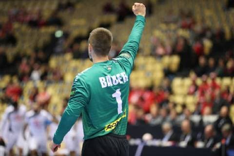 26th Mens Handball World Championship Austria vs Tunisia 17 01 19 Jubilee Joy about held ball at Thomas Bauer Austria 01 xmmkx