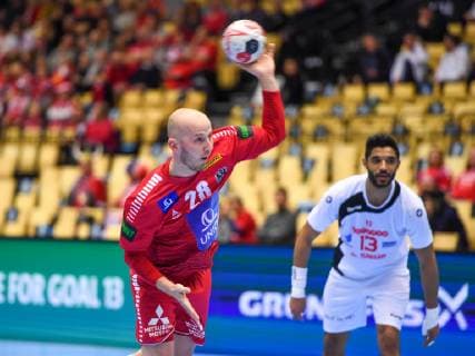 Handball WM, Österreich - Tunesien HANDBALL - IHF WC, AUT vs TUN HERNING,DENMARK,17.JAN.19 - HANDBALL - IHF Men s World Championships, international match Länderspiel Austria vs Tunisia. Image shows Robert Weber (AUT). GEPAxpictures xOliverxLerch
