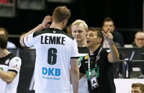 Finn Lemke Coach Christian Prokop Sports Handball World Championship World Championship Men Season 2018 2019 17 01 2019 Germany GER DHB vs Serbia SRB