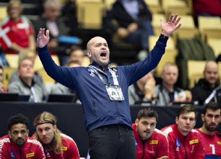Coach Patrekur Johannesson of Austria during the men s IHF Handball World Championship Group C match between Austria and Tunisia in Herning Denmark Thursday Jan 17 2019 Herning Jylland Denmark,  Copyright: HenningxBagger HenningxBaggerx COP108 spdk20190117-191107-L