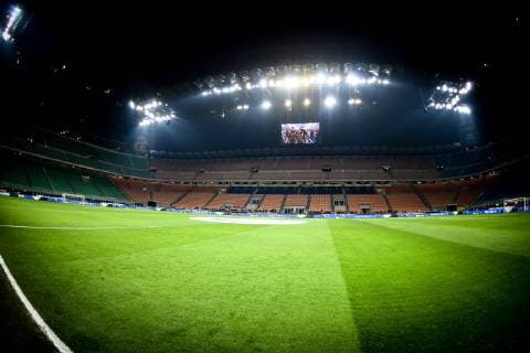 Mg Milano 13 01 2019 - Coppa Italia Inter-Benevento foto Matteo Gribaudi Image nella foto: ingresso squadre 