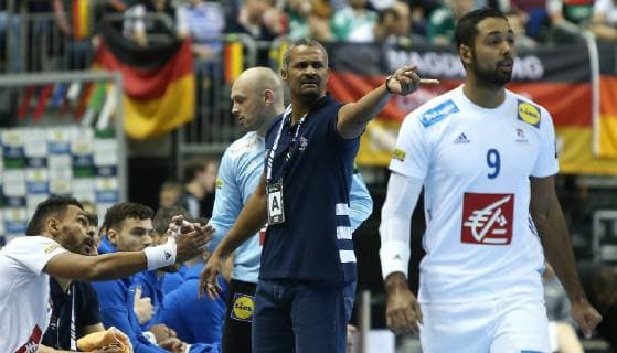 Coach Didier Dinart France at the match France against Russia of the Handball World Championship 2019 of the Men on 17 01 2019 in the Mercedes Benz Arena in Berlin Handball World Championship 2019 Group A France Russia