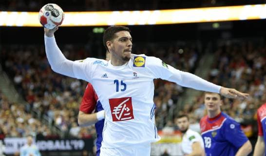 Mathieu Grebille France at the match France against Russia of the Handball World Championship 2019 of the Men on 17 01 2019 in the Mercedes Benz Arena in Berlin Handball World Championship 2019 Group A France Russia