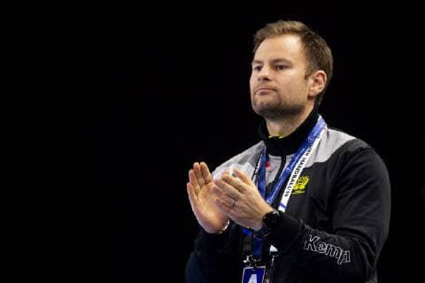 190117 Kristjan Andresson head coach of Sweden during the IHF World Handball Championship match between Sweden and Hungary on January 17 2019 in Copenhagen Photo Ludvig Thunman BILDBYR u0081N kod LT 35581,  Copyright: LUDVIGxTHUNMAN BB190117LT068