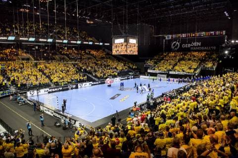 190117 General view of Royal Arena ahead of the IHF World Handball Championship match between Sweden and Hungary on January 17 2019 in Copenhagen Photo Ludvig Thunman BILDBYR u0081N kod LT 35581,  Copyright: LUDVIGxTHUNMAN BB190117LT073