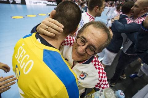 Handball WM 19 preliminary round Group B Encounter Spain Croatia Olympic Hall Munich 17 01 2019 Picture Â