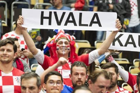 Handball WM 19 preliminary round Group B Encounter Spain Croatia Olympic Hall Munich 17 01 2019 Picture Â