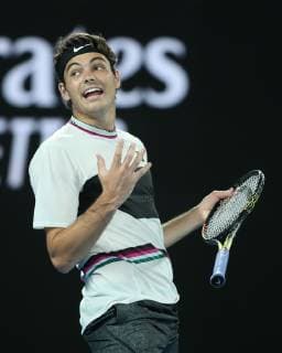 Taylor Fritz reacts angry angry frustration disappointed disappointment emotion gestures Copyright: xJuergenxHasenkopfx