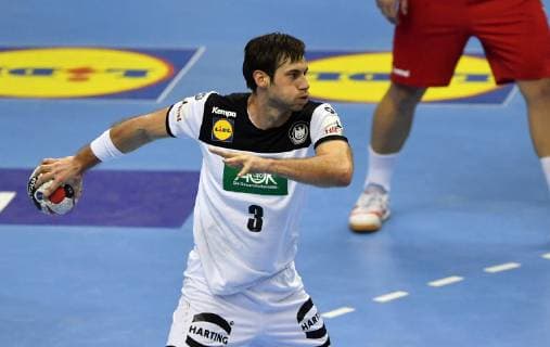 Uwe Gensheimer Germany at litter Germany Serbia Germany Serbia IHF Handball World Championship 2019 Hanball World Championship 2019 Men Men Men Men Handball Germany Germany Preliminary Round Group A group A Berlin 17 1 2019