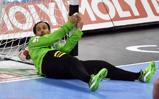 Silvio Heinevetter TW Germany at a Parade Germany Serbia Germany Serbia IHF Handball World Championship 2019 Hanball World Championship 2019 Men Men Men Men Handball Germany Germany Germany Preliminary Round Group A group A Berlin 17 1 2019
