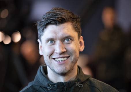 Goalkeeper Niklas Landin of Denmark is seen at the danish press conference during IHF Handball World Championship in Herning Denmark Friday Jan 18 2019 Herning Jylland,  Copyright: HenningxBagger HenningxBaggerx COP101 spdk20190118-122711-L