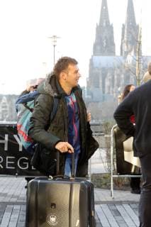 Sport Handball WM Main Round in Cologne Lanxess Arena Arrival of the German Handball National Team at the Teamhotel Hyatt Coach Christian Prokop 18 01 19