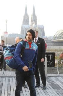 Sport Handball WM Main Round in Cologne Lanxess Arena Arrival of the German Handball National Team at Teamhotel Hyatt Silvio Heinevetter 18 01 19