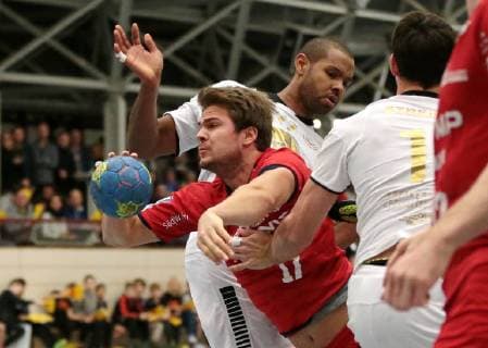 Germany Korntal Handball Rixes SG BBM Bietigheim vs Selestat Alsace Handball middle Michael Oehler BBM