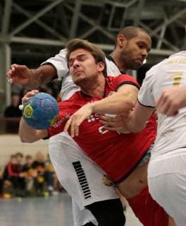 Germany Korntal Handball Rixes SG BBM Bietigheim vs Selestat Alsace Handball middle Michael Oehler BBM