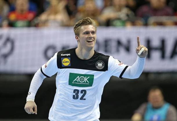 Berlin Germany 17 01 2019 IHF Handball WM 2019 Group A Germany Serbia Franz Semper Germany DeFodi502