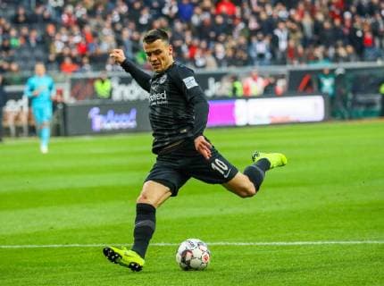 Filip Kostic Eintracht Frankfurt moves from 19 01 2019 Eintracht Frankfurt vs SC Freiburg Commerzbank Arena 18 Matchday Bundesliga DISCLAIMER DFL regulations prohibit any use of photographs as image sequences and or quasi video