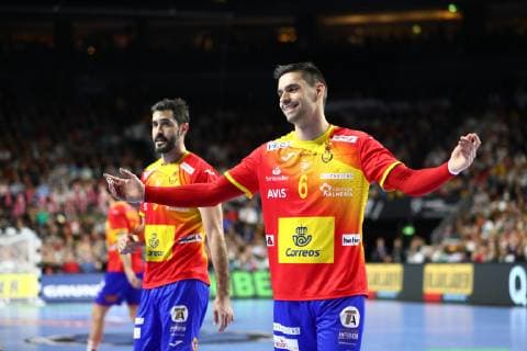 Angel Perez Fernandez Spain France vs Spain IHF Men Handball World Championship 19 01 2019 Photographer Neis Eibner France vs Spain IHF Women Handball World Championship 19 01 2019 Cologne Copyright: xEIBNER AlexanderxNeisx EP_ANS