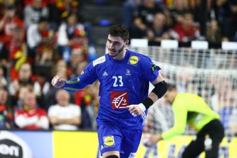 Ludovic Fabregas France cheers France vs Spain IHF Men Handball World Championship 19 01 2019 Photographer Neis Eibner France vs Spain IHF Women Handball World Championship 19 01 2019 Cologne Copyright: xEIBNER AlexanderxNeisx EP_ANS