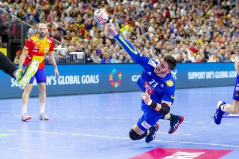 Ludovic Fabregas No 23 France France vs Spain Main Round Handball IHF Handball World Championship 19 01 19 Cologne North Rhine-Westphalia Germany Lanxess Arena Copyright: xAgentur54Gradx xFelixxKoenigx