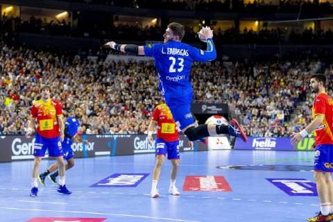 Ludovic Fabregas No 23 France France vs Spain Main Round Handball IHF Handball World Championship 19 01 19 Cologne North Rhine-Westphalia Germany Lanxess Arena Copyright: xAgentur54Gradx xFelixxKoenigx