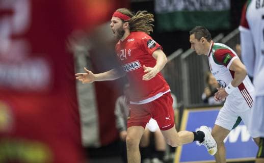 Mikkel Hansen Denmark at the mens IHF Handball World Championship Main Round Group 2 Denamrk vs Hungary match in Herning Denmark on saturday Jan 19 2019 Herning DK,  Copyright: ClausxFisker ClausxFiskerx cop104 spdk20190119-203716-L