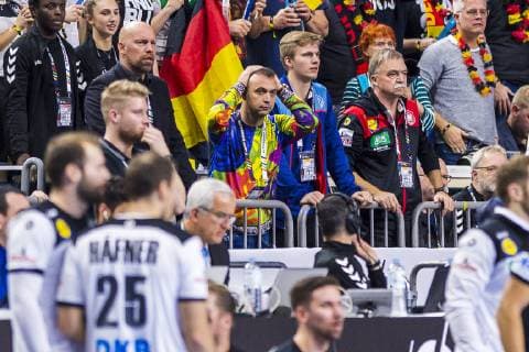 Cologne Germany 19 January 2019 World Cup 2019 Men Main Round Germany vs. Iceland Bob Hanning appalled Cologne Lanxess Arena North Rhine-Westphalia Germany