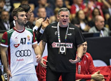 Nikolaj Jacobsen Denmark Coach of Denmark during the men s IHF Handball World Championship Main Round Group 2 Denamrk vs Hungary match in Herning Denmark on saturday Jan 19 2019 Herning DK,  Copyright: ClausxFisker ClausxFiskerx cop104 spdk20190119-211250-L